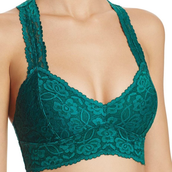 New Free People Galloon Lace Racerback Bralette - Picture 1 of 5